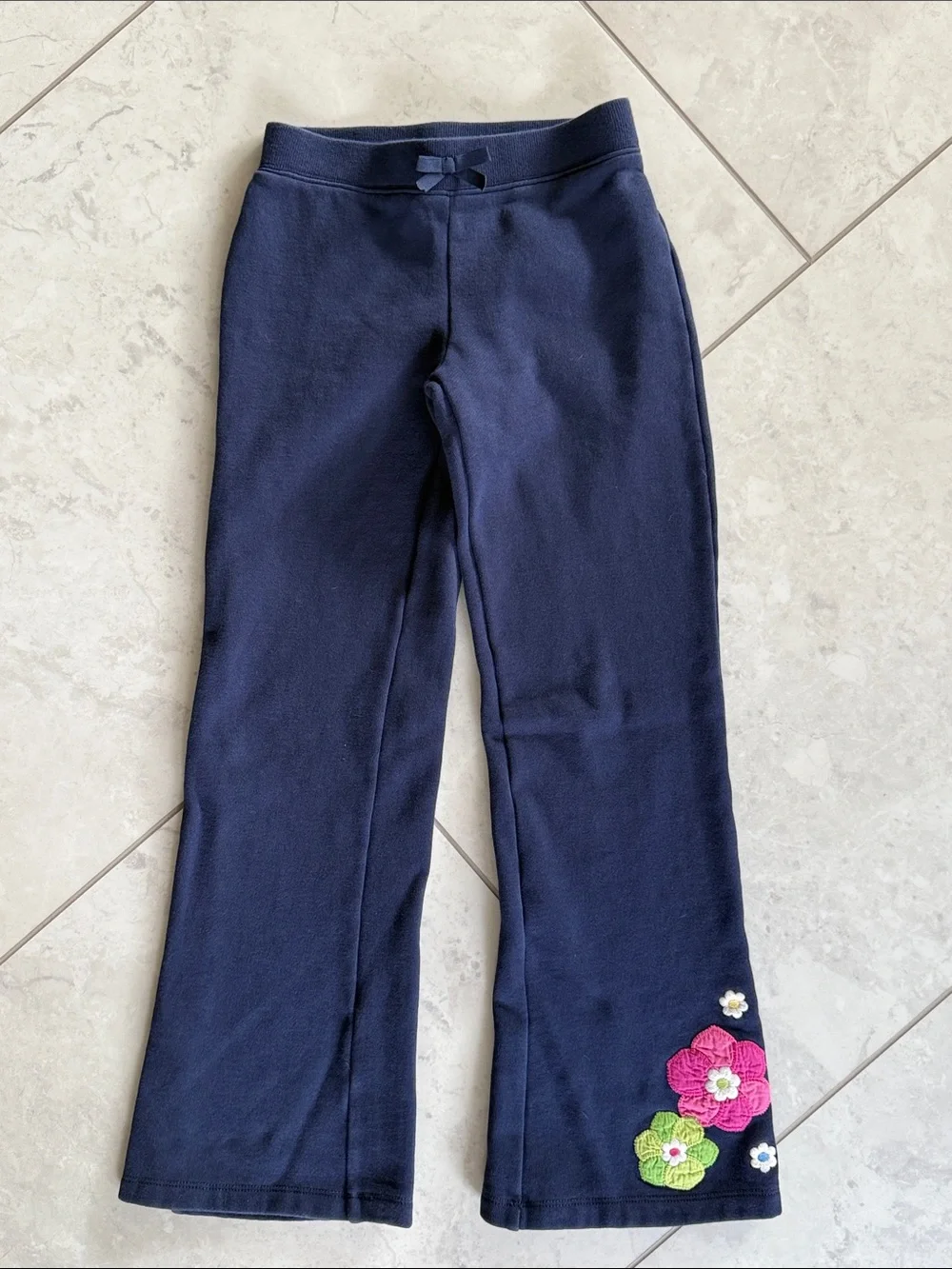 Gymboree Girls 2 piece set, Navy Hooded Sweatshirt & Joggers size 9-10